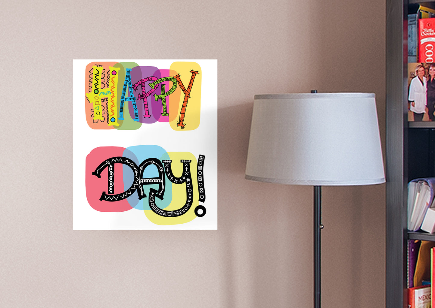 Dream Big Art:  Happy Day Mural        - Officially Licensed Juan de Lascurain Removable Wall   Adhesive Decal