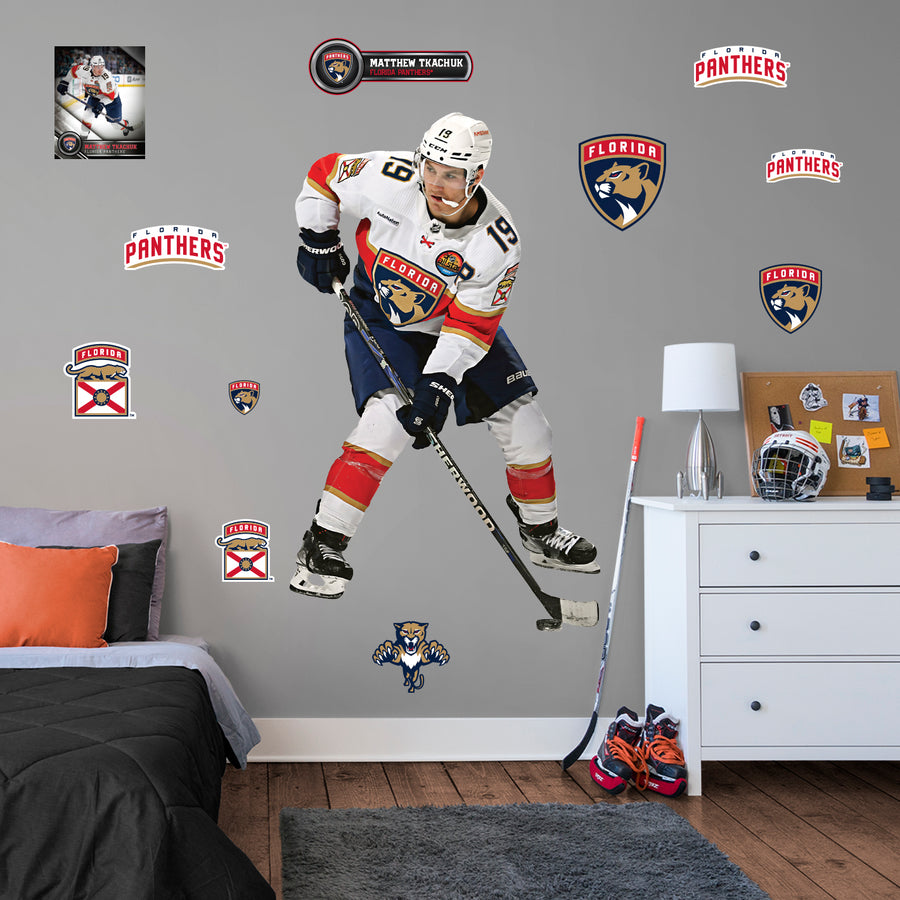 Matthew Tkachuk - RealBig Collection - Official NHL - Florida Panthers - Reusable Vinyl Wall Decals