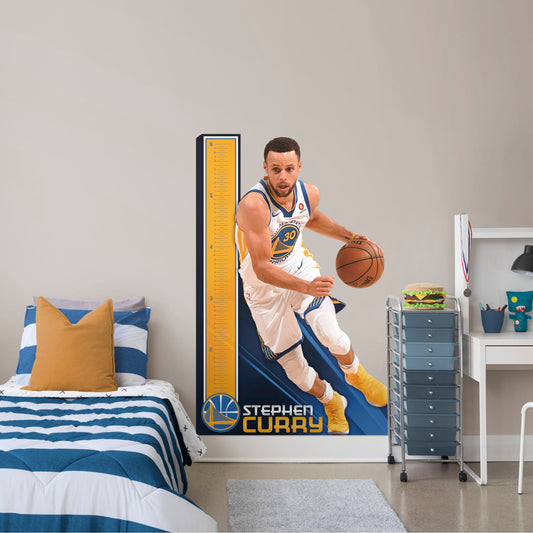 Stephen Curry: Growth Chart - Officially Licensed NBA Removable Wall Decal