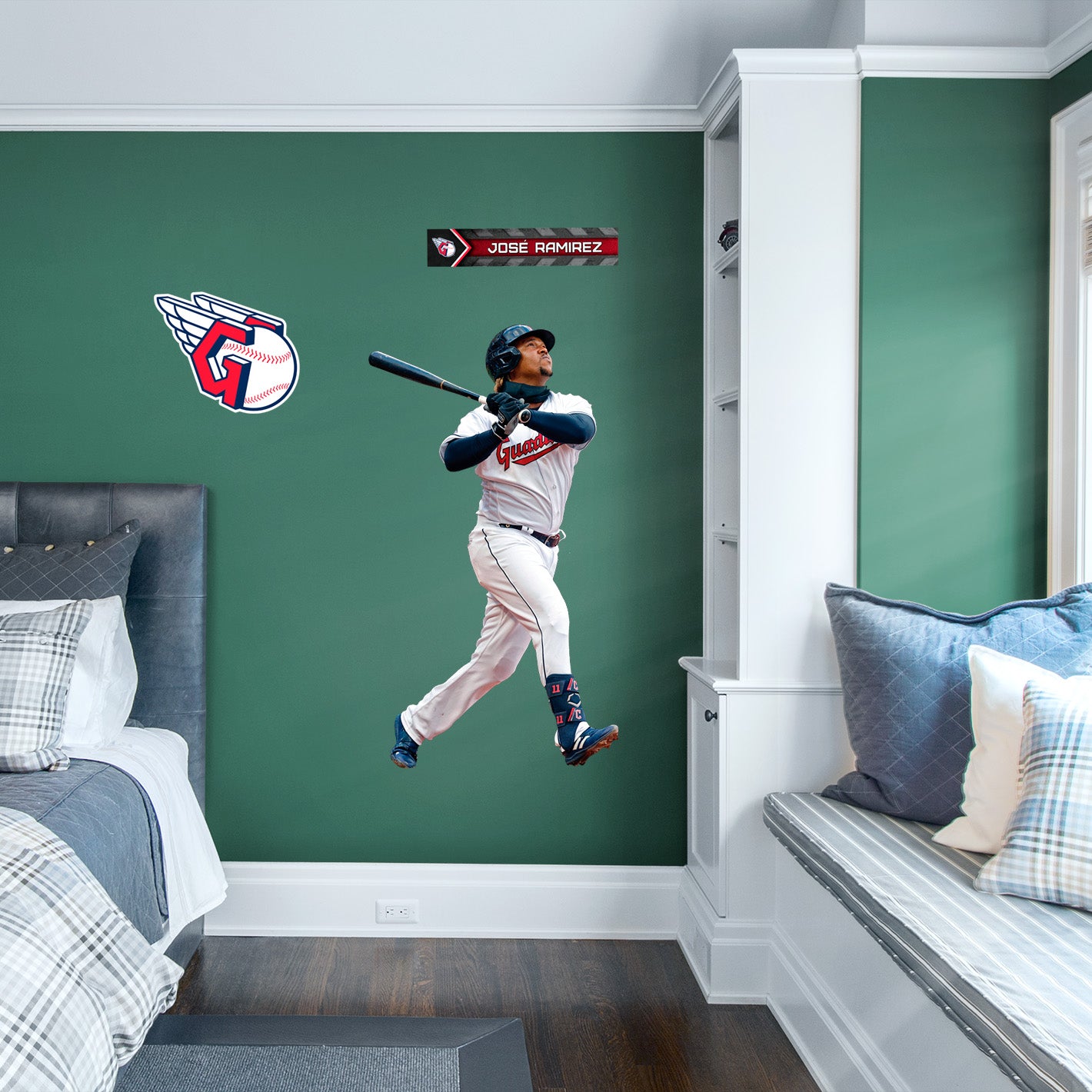 Jose Ramirez Cleveland Indians Fathead 10-Pack Life-Size Removable Wall  Decal