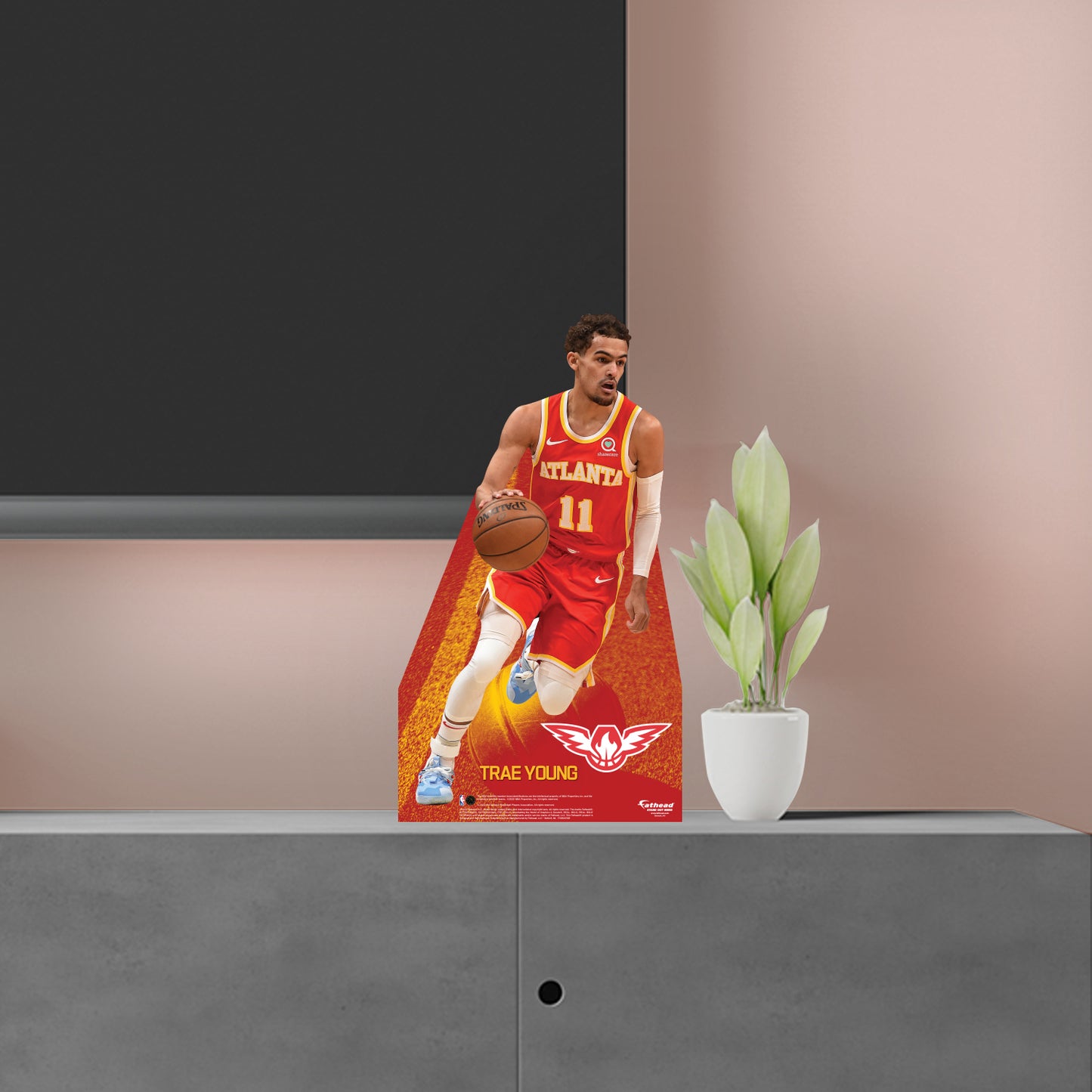 Atlanta Hawks: Trae Young   Mini   Cardstock Cutout  - Officially Licensed NBA    Stand Out