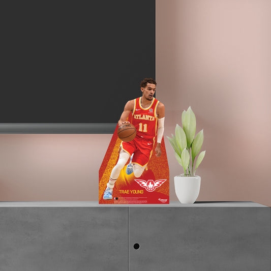 Atlanta Hawks: Trae Young 2021  Mini   Cardstock Cutout  - Officially Licensed NBA    Stand Out