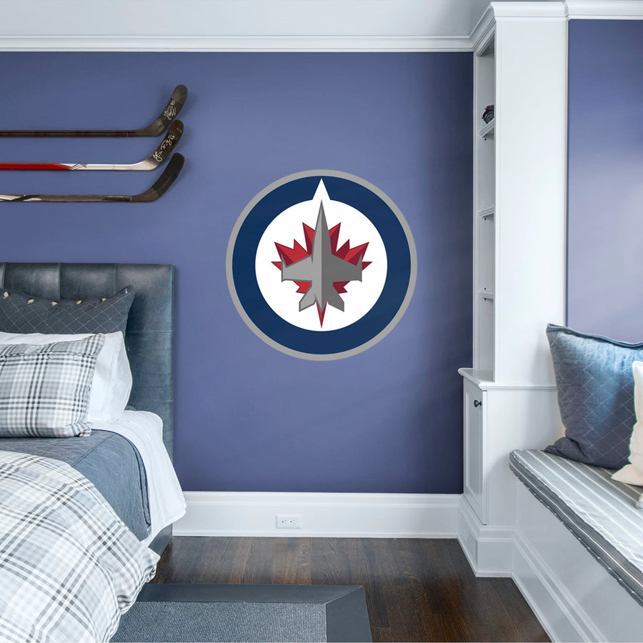 Winnipeg Jets - RealBig Logo Collection - Official NHL - Reusable Vinyl Wall Decals