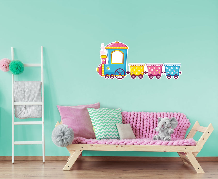 Nursery:  Flower Power Icon        -   Removable Wall   Adhesive Decal