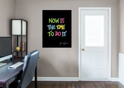 Dream Big Art:  Now Is The Time Mural        - Officially Licensed Juan de Lascurain Removable Wall   Adhesive Decal