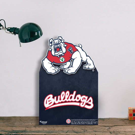 Fresno State Bulldogs: Mini Cardstock Cutout - Officially Licensed NCAA Stand Out
