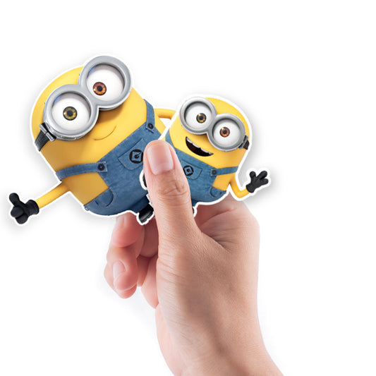 Sheet of 5 -Despicable Me: Bob Minis        - Officially Licensed NBC Universal Removable    Adhesive Decal