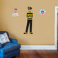 Where's Waldo: Odlaw RealBig        - Officially Licensed NBC Universal Removable     Adhesive Decal