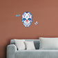 Los Angeles Dodgers: Skull - Officially Licensed MLB Removable Adhesive Decal