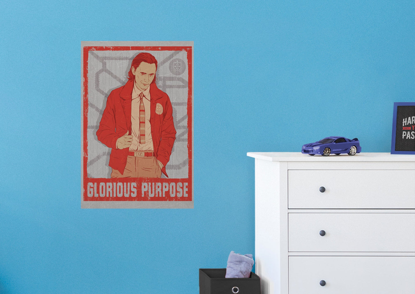 Loki Series:  Glorious Purpose Mural        - Officially Licensed Marvel Removable Wall   Adhesive Decal