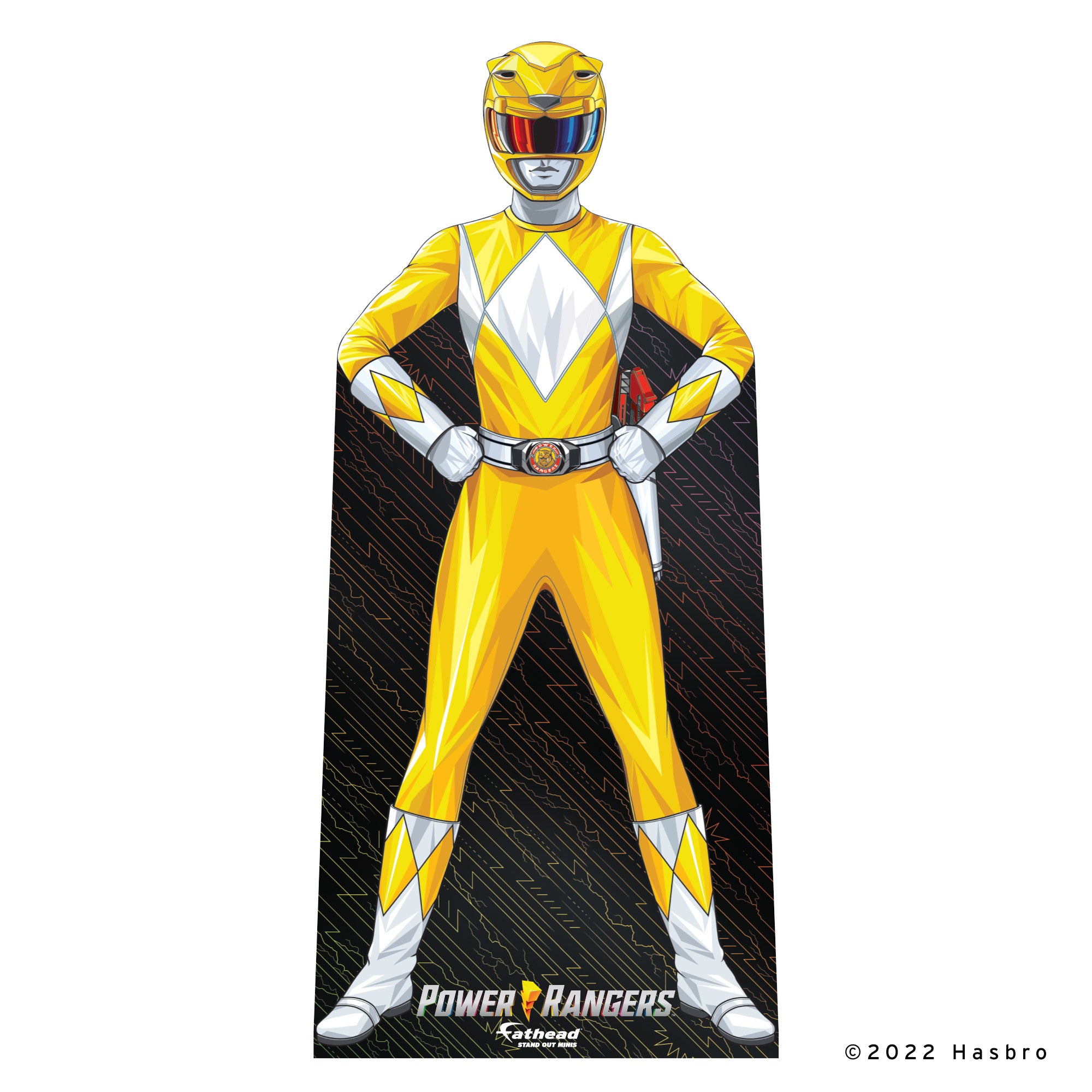 Yellow Ranger - Power Rangers - Mini Stand Out - Official Hasbro - Car ...