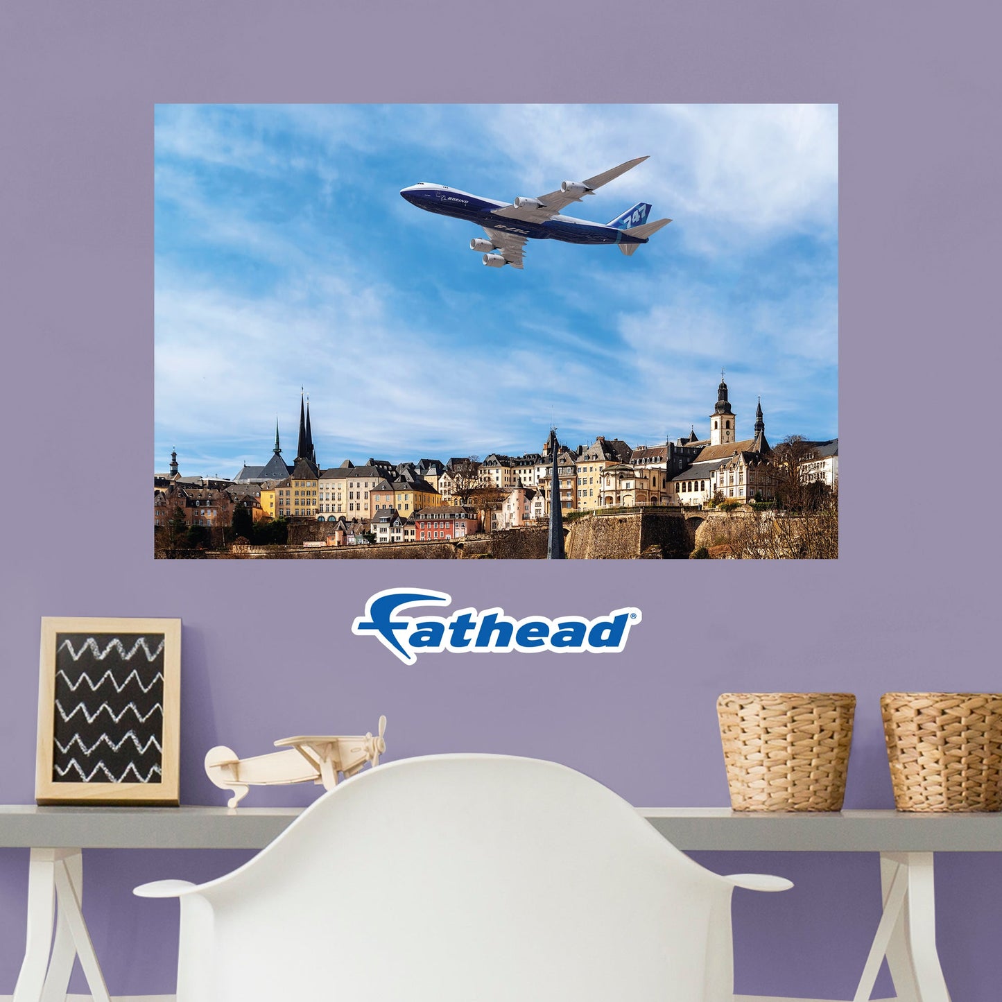 Boeing: Boeing k66481 Poster - Officially Licensed Boeing Removable Adhesive Decal