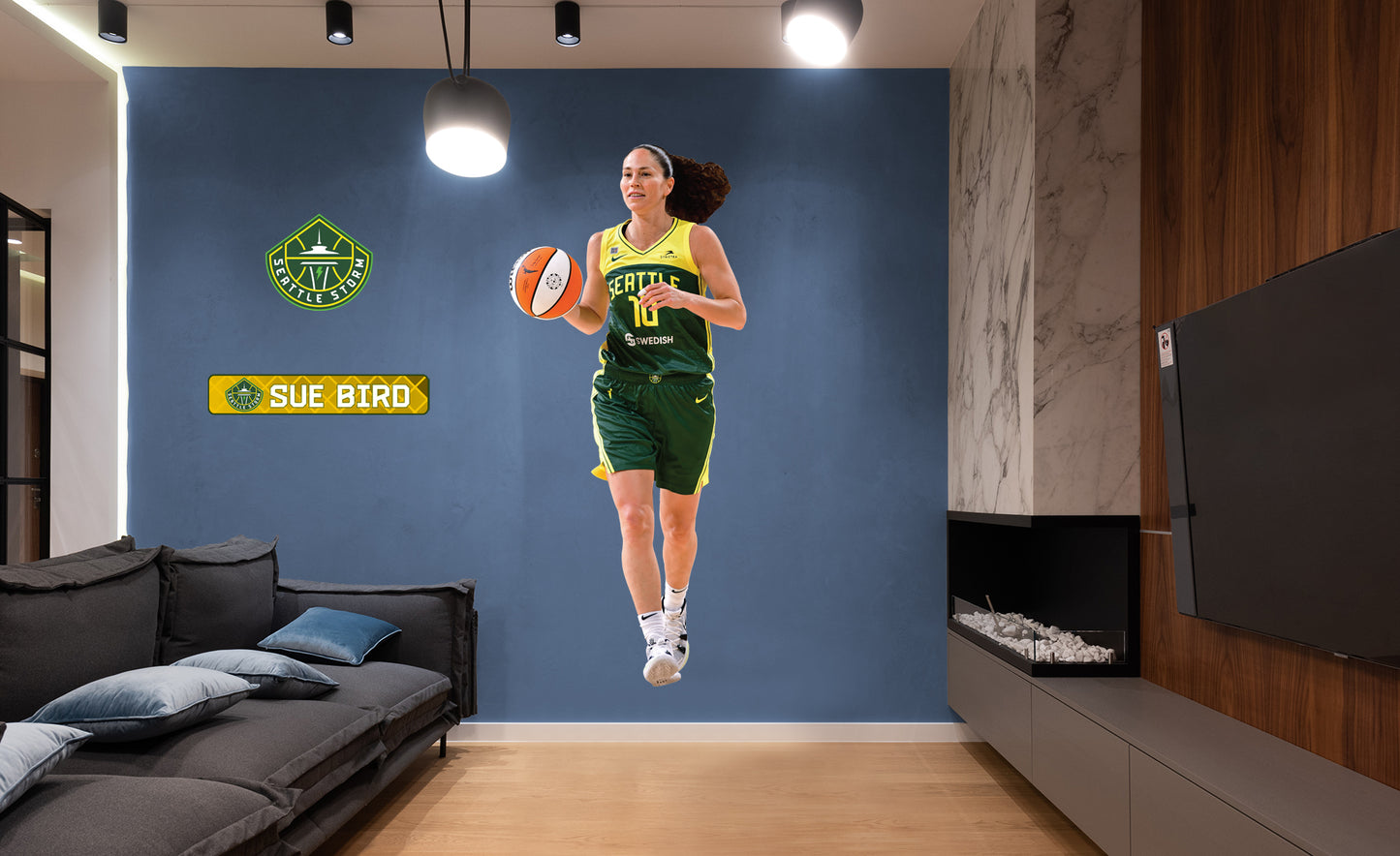 Seattle Storm: Sue Bird 2021        - Officially Licensed WNBA Removable     Adhesive Decal