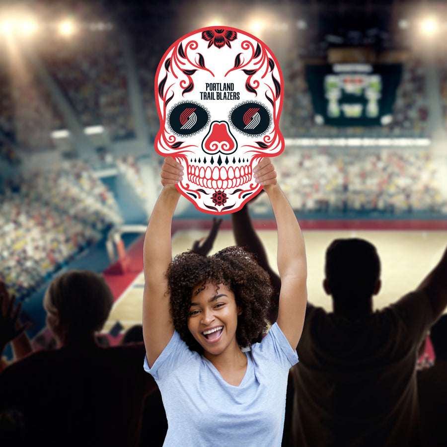 Skull - Big Head - Official NBA - Portland Trail Blazers - Foam Core Cutout