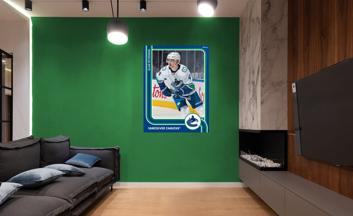 Vancouver Canucks: Elias Pettersson Poster - Officially Licensed NHL Removable Adhesive Decal