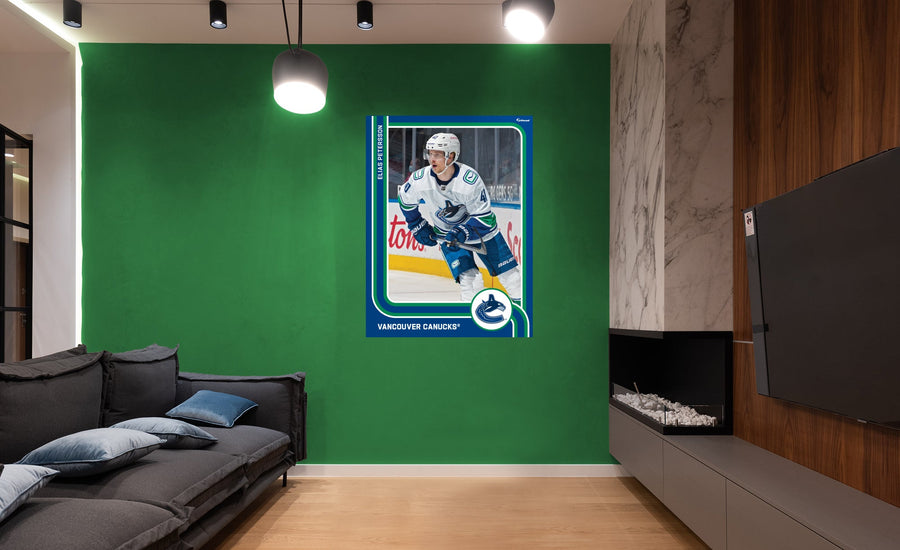 Elias Pettersson - Peel & Stick Poster - Official NHL - Vancouver Canucks - Reusable Vinyl Wall Decal