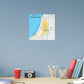 Maps of Asia: Palestine Mural        -   Removable Wall   Adhesive Decal