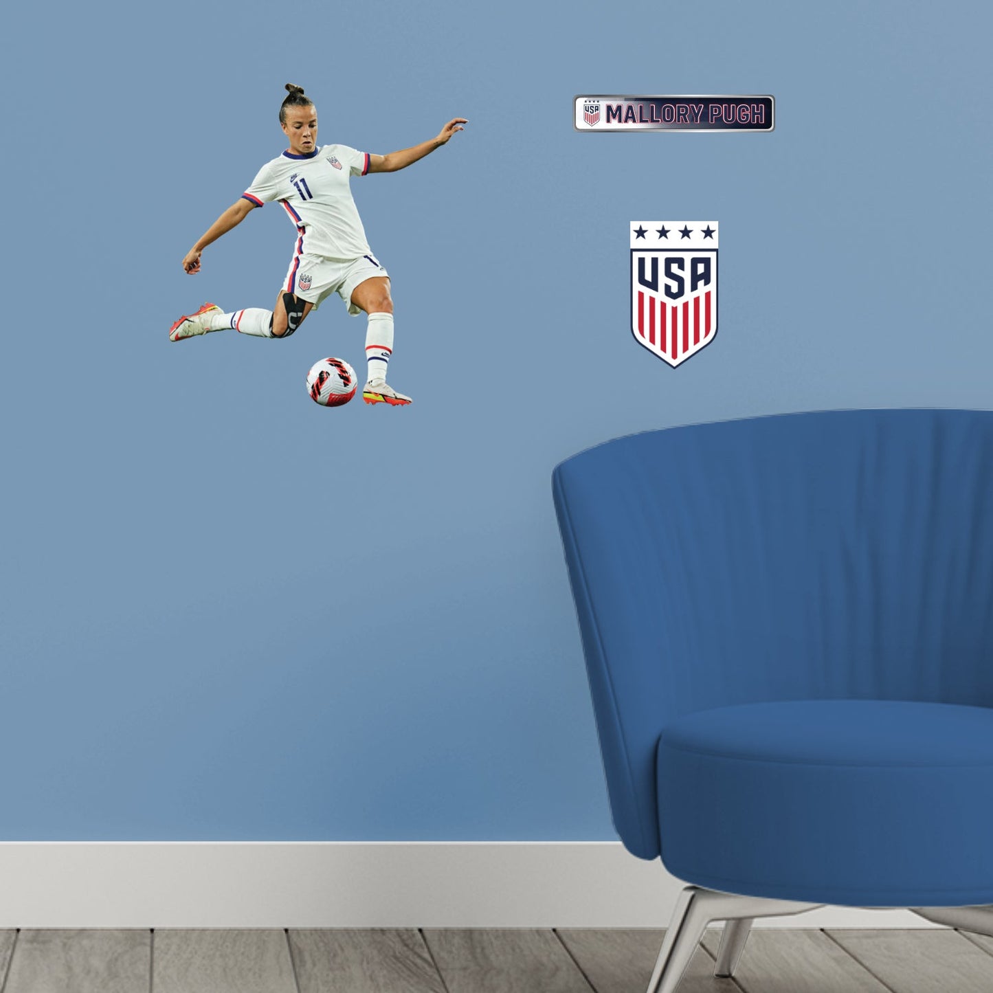 Mallory Swanson RealBig - Officially Licensed USWNT Removable Adhesive Decal