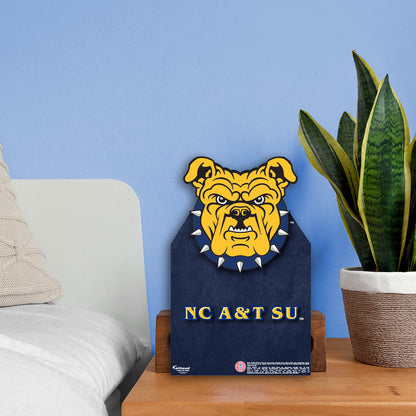 North Carolina A&T Aggies: Stand Out Mini Cardstock Cutout - Officially Licensed NCAA Stand Out