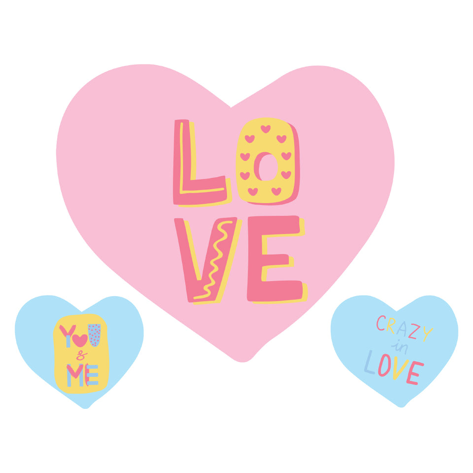 Large Icon +2 Decals (13"W x 12"H)