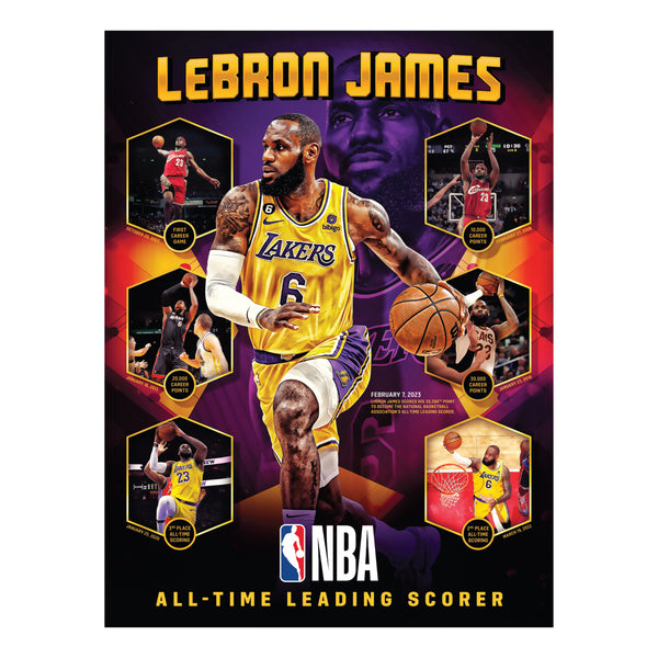 LeBron James Jersey, LeBron James NBA All-Time Points Leader