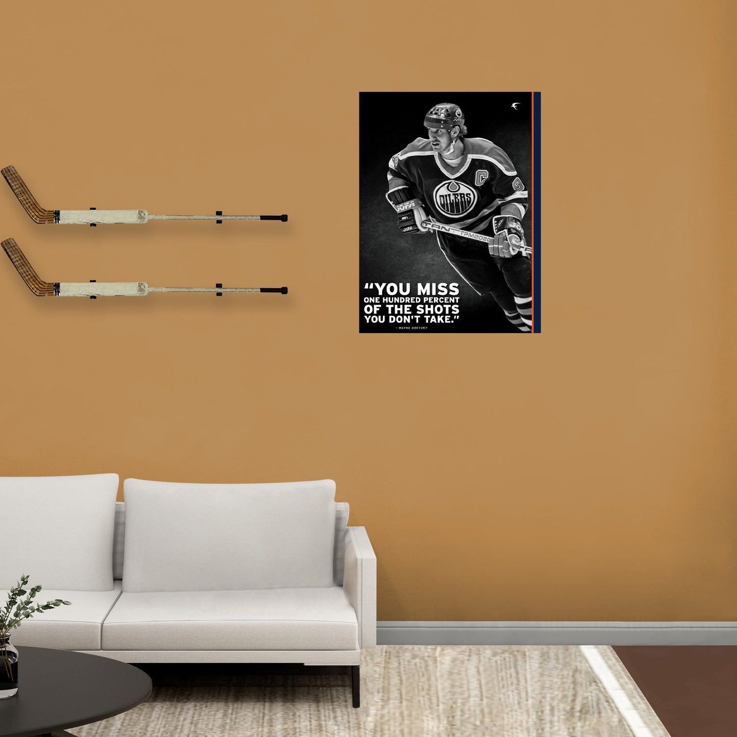 Edmonton Oilers: Wayne Gretzky Inspirational Poster - Officially Licensed NHL Removable Adhesive Decal
