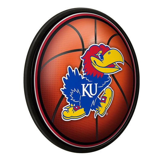 Kansas Jayhawks: Basketball - Modern Disc Wall Sign - The Fan-Brand