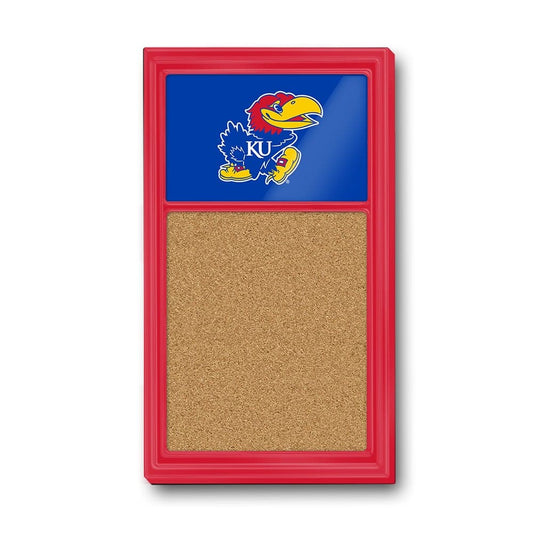 Kansas Jayhawks: Cork Note Board - The Fan-Brand