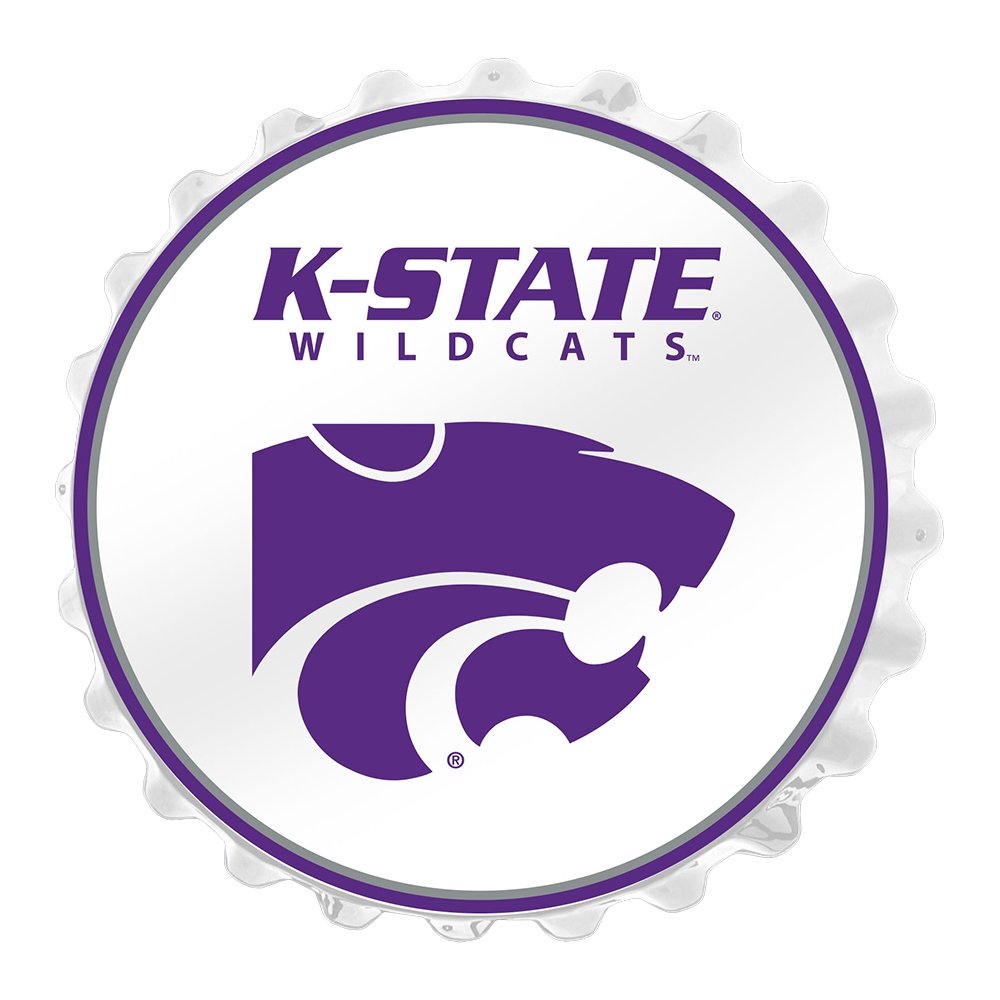 Kansas State Wildcats: Wildcats - Bottle Cap Wall Sign - The Fan-Brand