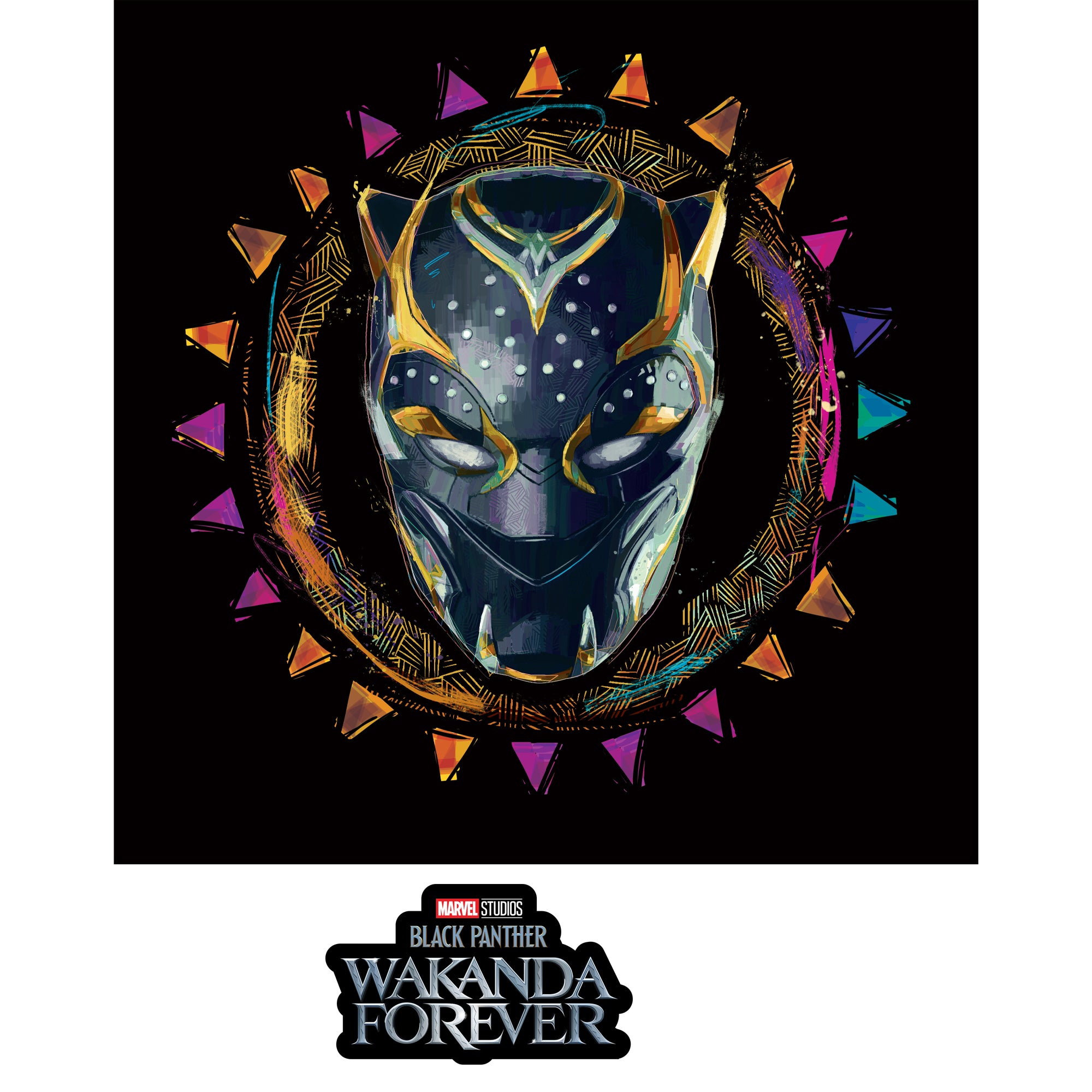 Black Panther Wakanda Forever Logo