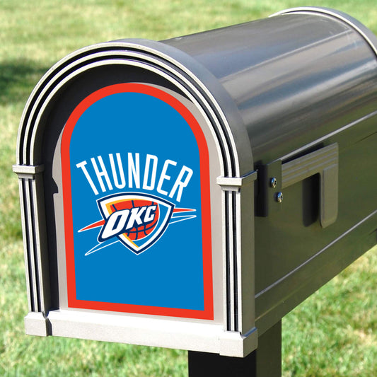 Oklahoma City Thunder:  Mailbox Logo        - Officially Licensed NBA    Outdoor Graphic