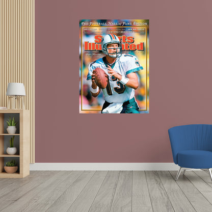 Miami Dolphins: Dan Marino 2005 Hall of Fame Edition Sports Illustrated Cover        - Officially Licensed NFL Removable     Adhesive Decal