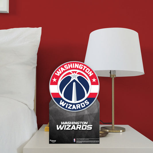 Washington Wizards:   Logo  Mini   Cardstock Cutout  - Officially Licensed NBA    Stand Out