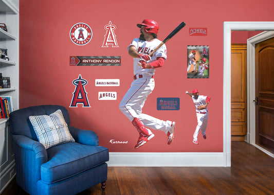 Los Angeles Angels: Anthony Rendon 2021        - Officially Licensed MLB Removable Wall   Adhesive Decal