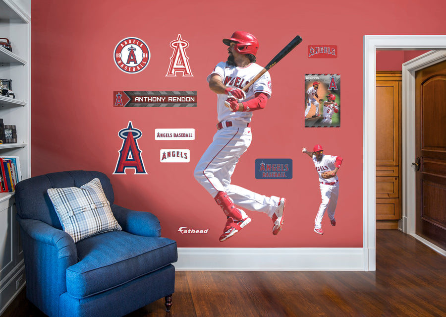 Anthony Rendon - RealBig Collection - Official MLB - Los Angeles Angels - Reusable Vinyl Wall Decals