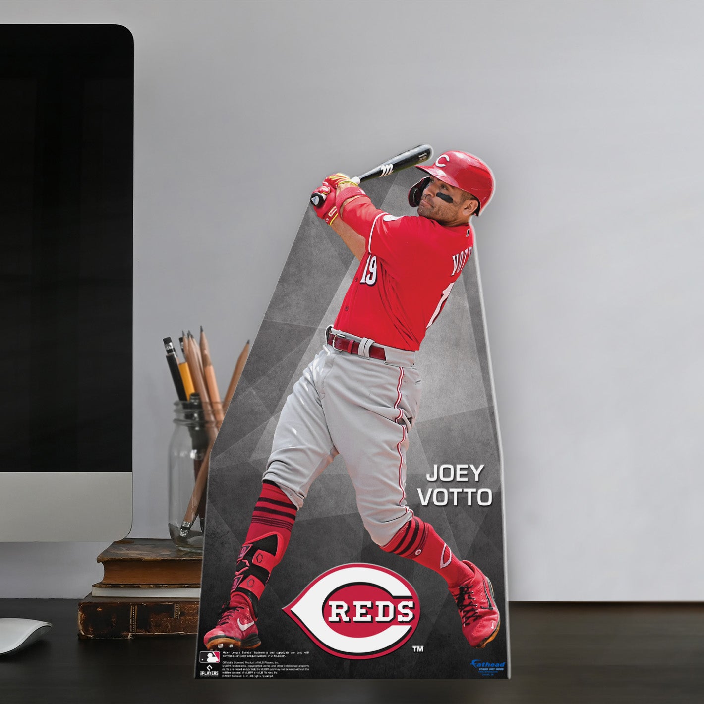 Cincinnati Reds: Joey Votto 2022  Mini   Cardstock Cutout  - Officially Licensed MLB    Stand Out