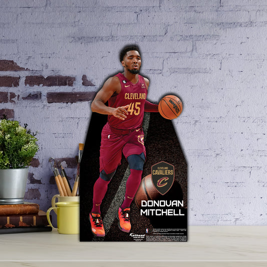 Cleveland Cavaliers: Donovan Mitchell Mini Cardstock Cutout - Officially Licensed NBA Stand Out