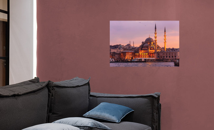 Popular Landmarks: Istanbul Realistic Poster - Removable Adhesive Decal