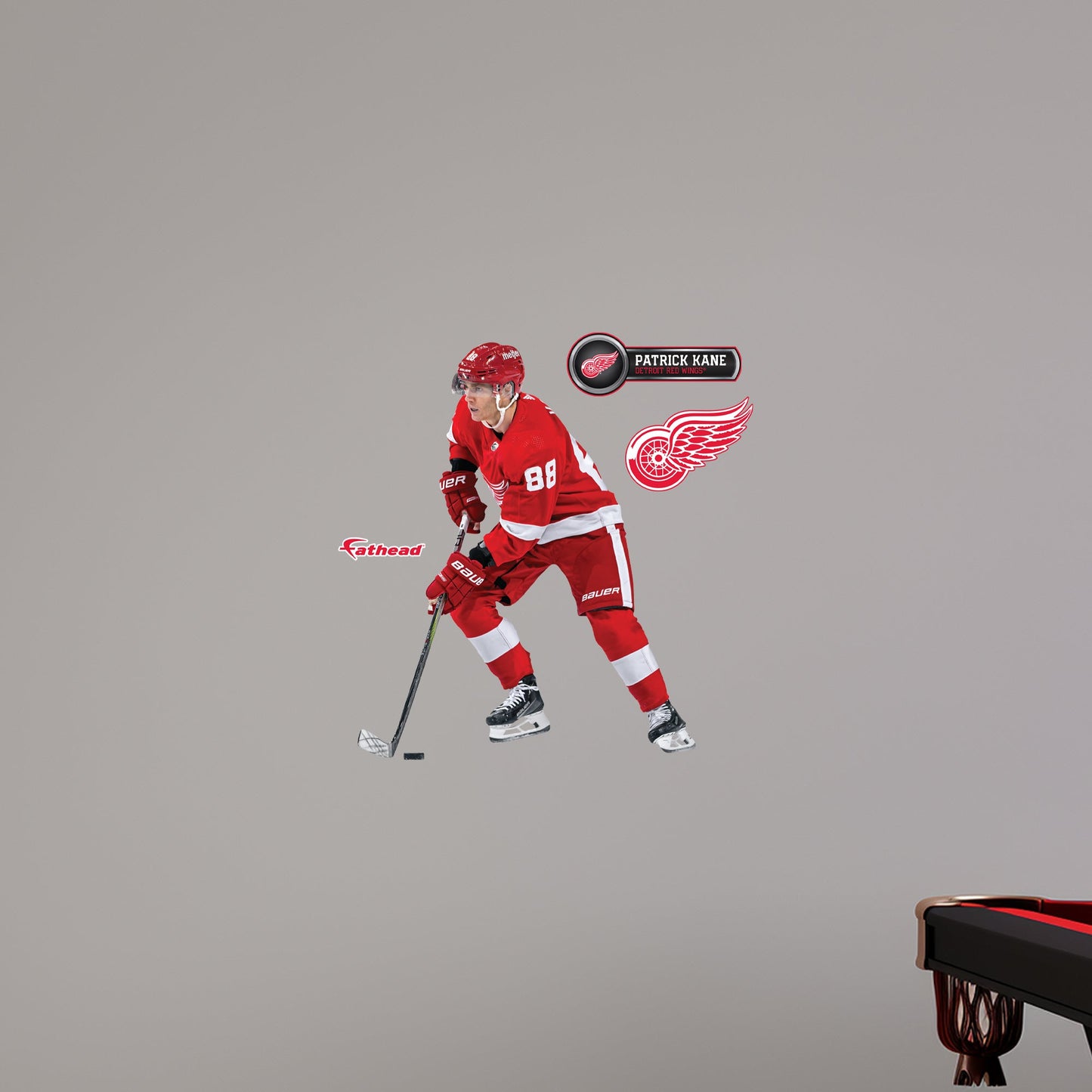 Detroit Red Wings: Patrick Kane         - Officially Licensed NHL Removable     Adhesive Decal