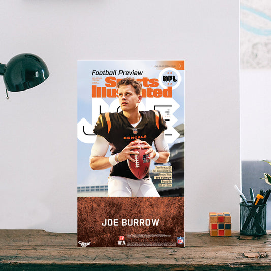 Cincinnati Bengals: Joe Burrow September 2022 Sports Illustrated Cover  Mini   Cardstock Cutout  - Officially Licensed NFL    Stand Out