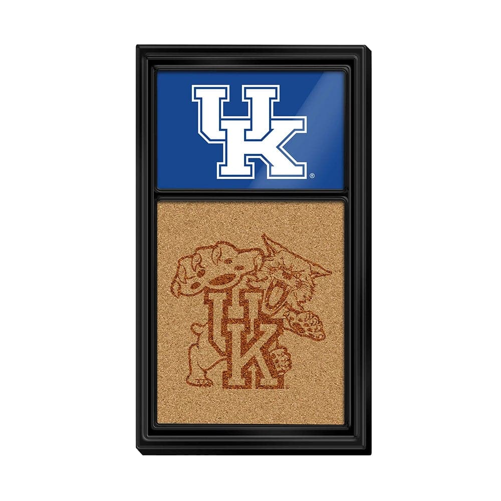Kentucky Wildcats: Dual Logo - Cork Note Board - The Fan-Brand