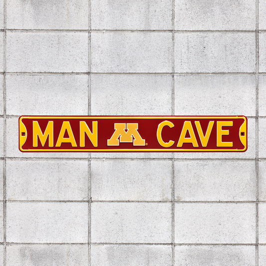 Minnesota Golden Gophers: Man Cave - Officially Licensed Metal Street Sign