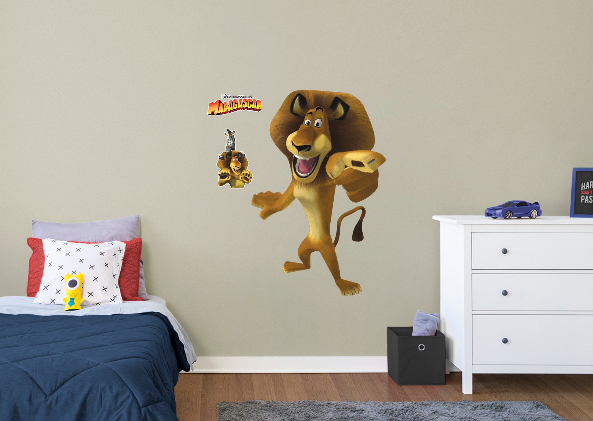 Giant Character +2 Decals  (33"W x 51"H)