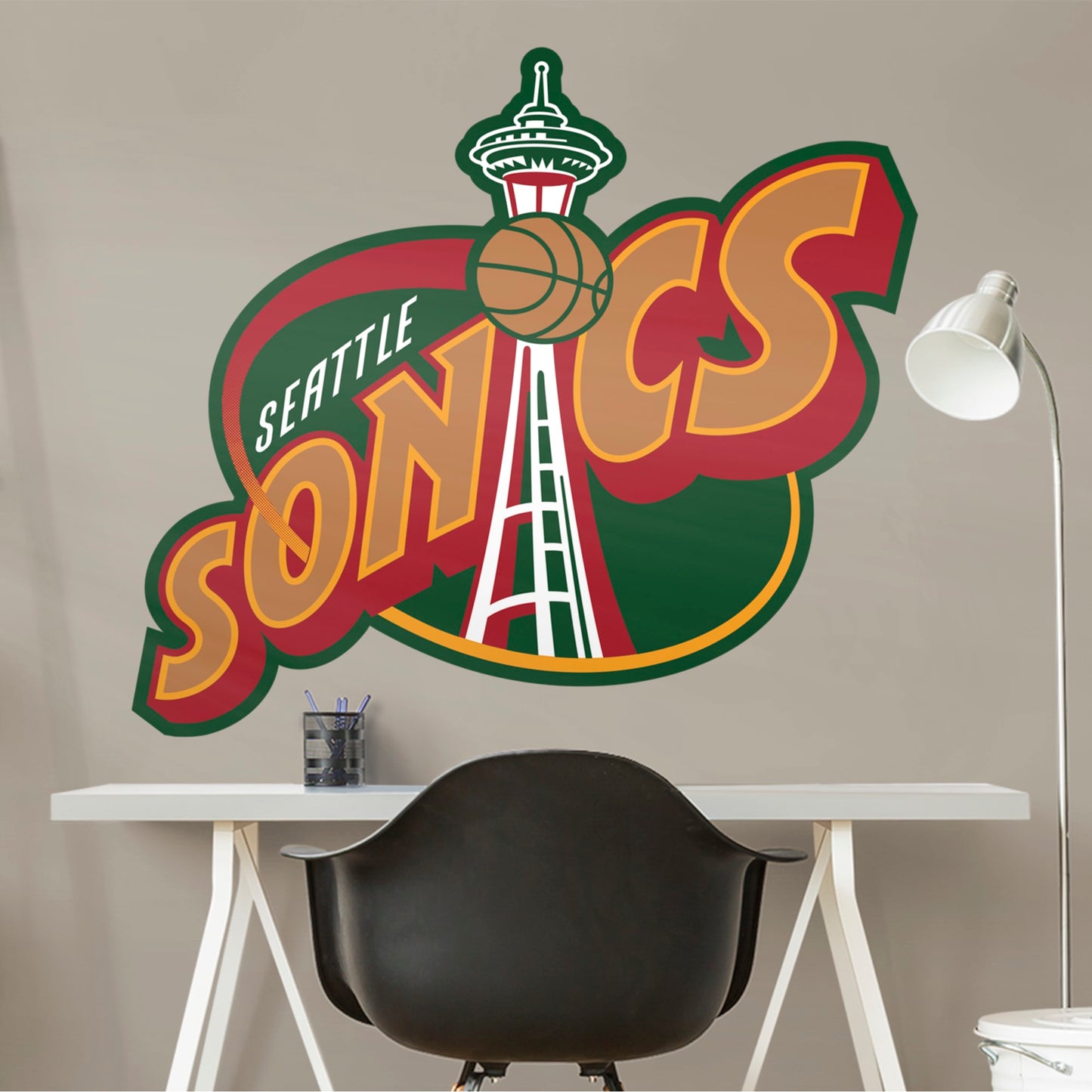 Seattle SuperSonics: Classic Logo - Officially Licensed NBA Removable Wall Decal