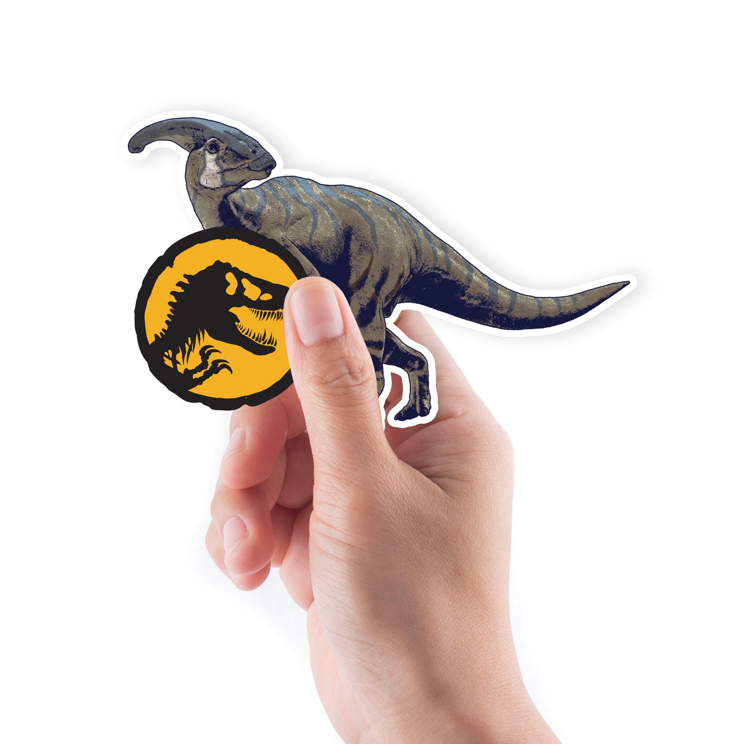 Sheet of 5 -Jurassic World Dominion: Parasaurolophus Minis - Officially Licensed NBC Universal Removable Adhesive Decal