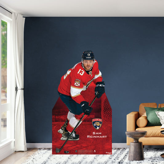 Florida Panthers: Sam Reinhart   Life-Size   Foam Core Cutout  - Officially Licensed NHL    Stand Out