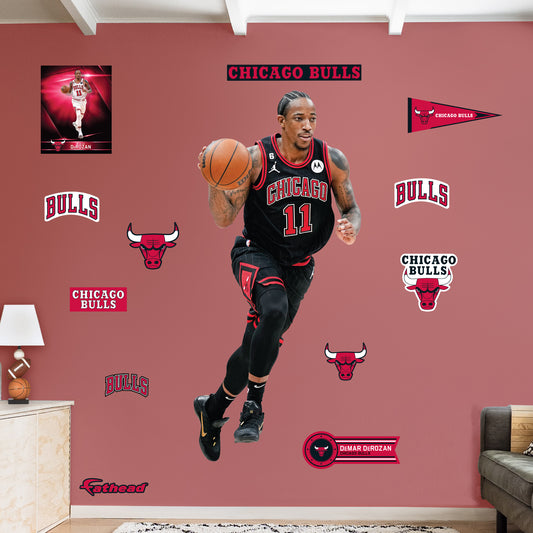 Chicago Bulls: DeMar DeRozan - Officially Licensed NBA Removable Adhesive Decal