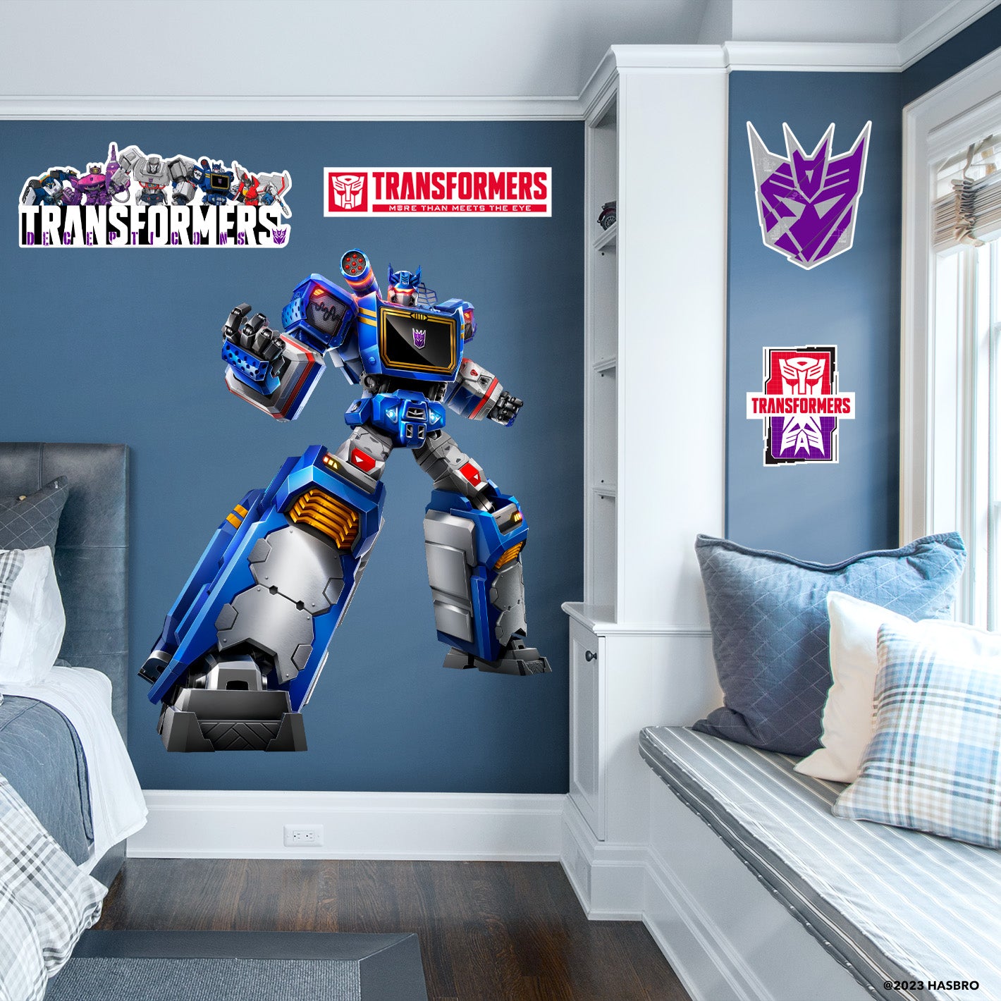 Life-Size Character +4 Decals  (51"W x 62"H) 