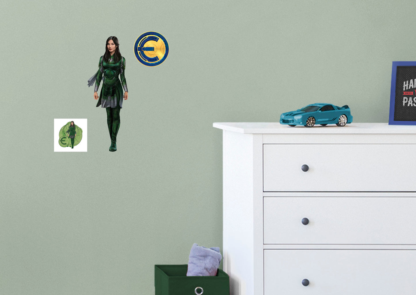 Eternals: Sersi RealBig        - Officially Licensed Marvel Removable Wall   Adhesive Decal