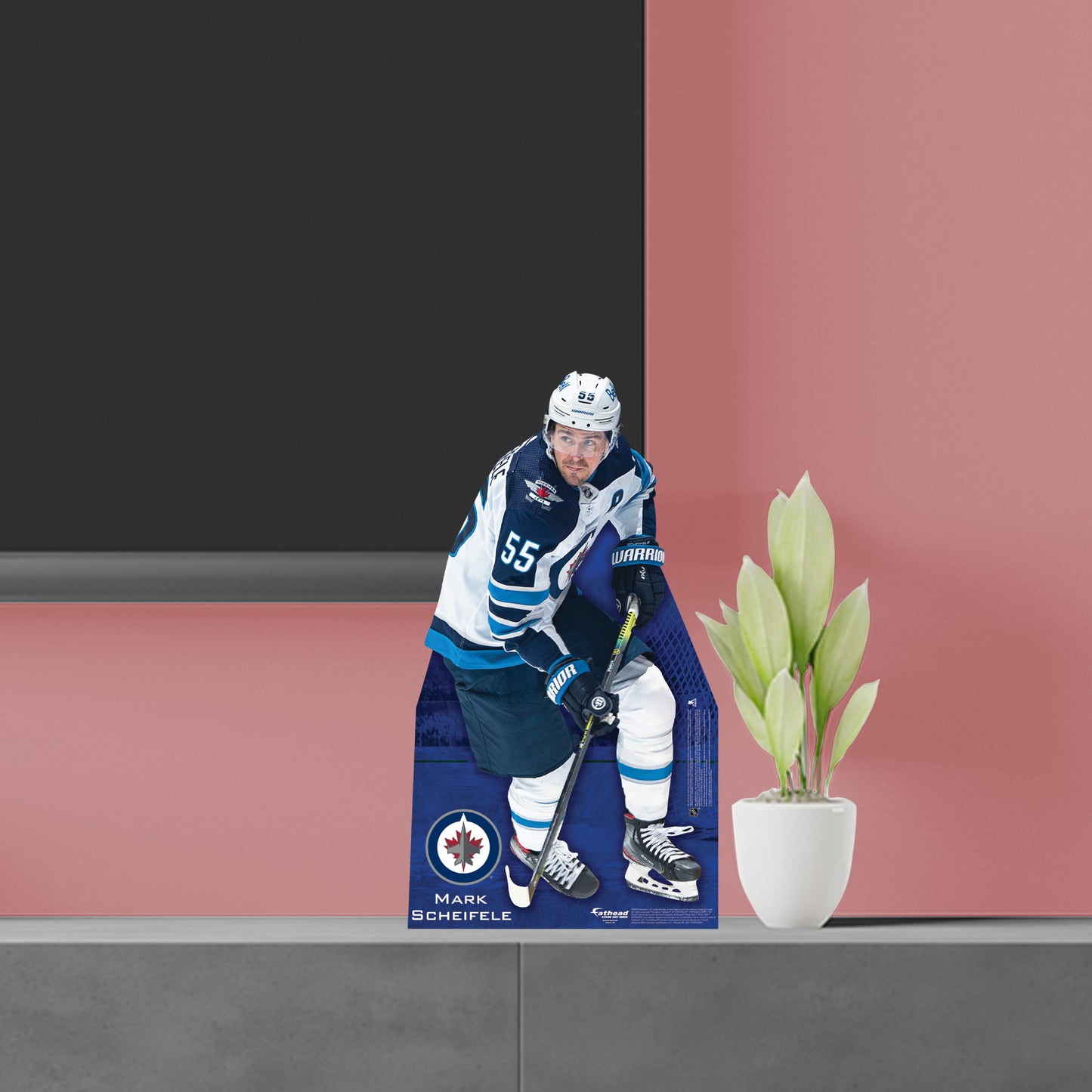 Winnipeg Jets: Mark Scheifele Mini Cardstock Cutout - Officially Licensed NHL Stand Out